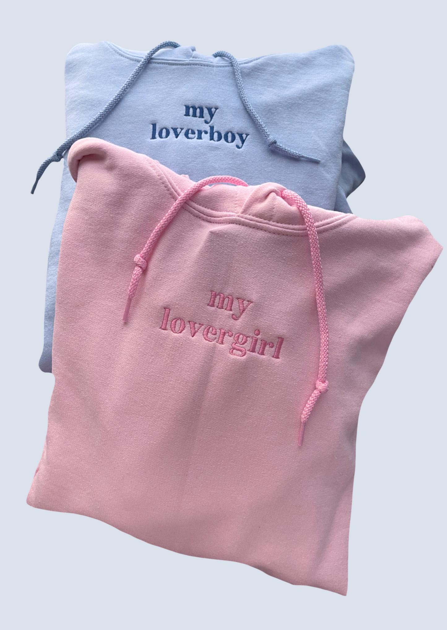 "my loverboy" "my lovergirl" Embroidered Matching Set