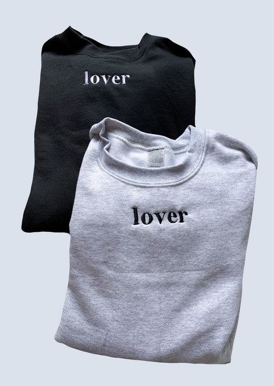 "lover" Embroidered Matching Set