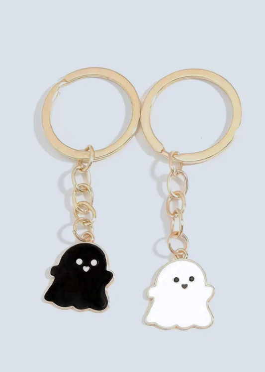 Matching Ghosts Enamel Keychains