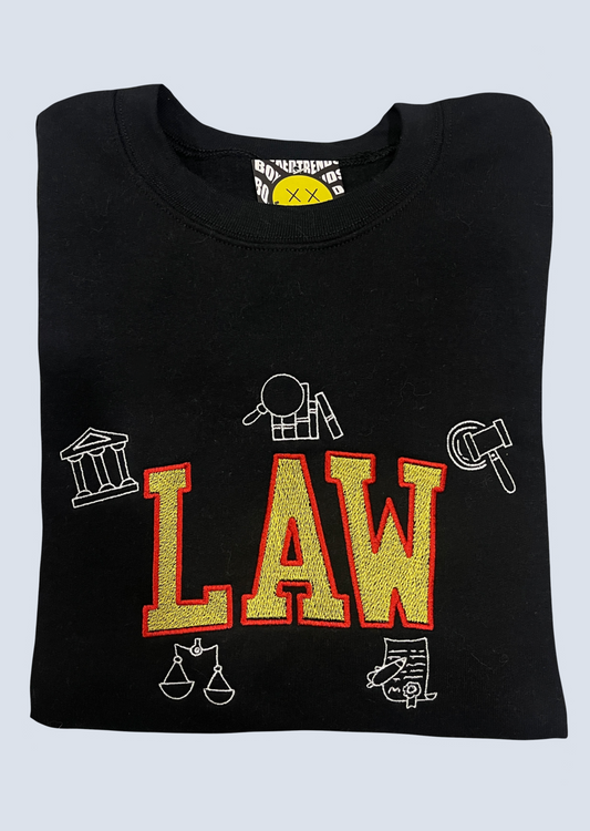 Law Spellout Embroidery