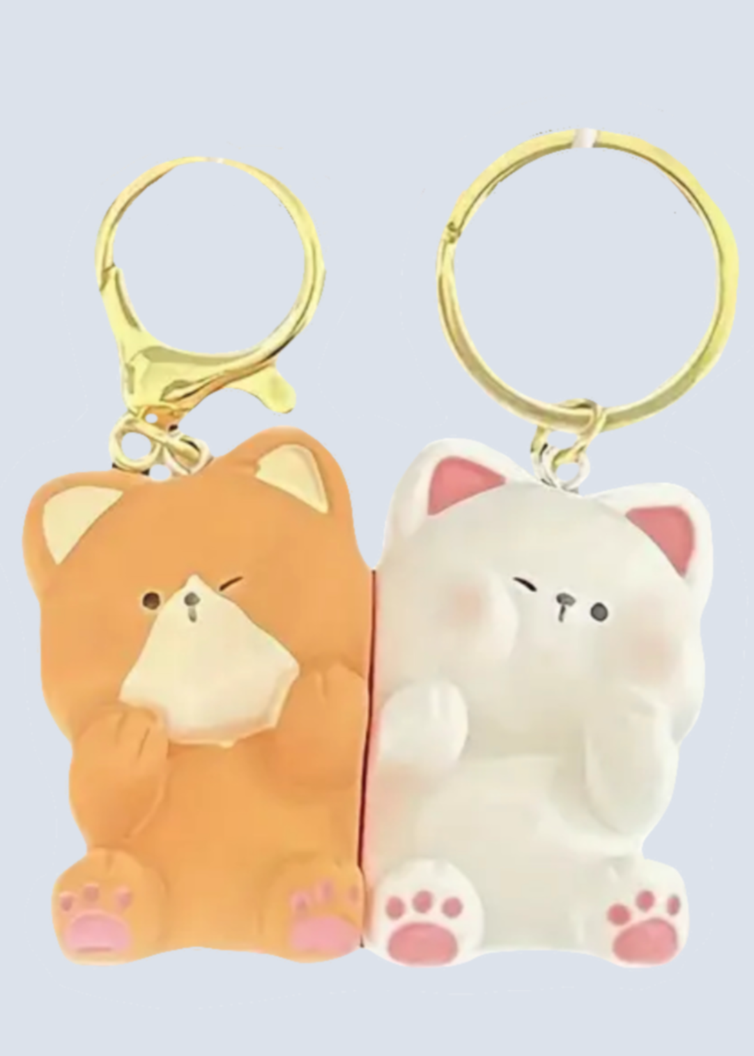 Magnetic Animal Matching Hugging Keychains