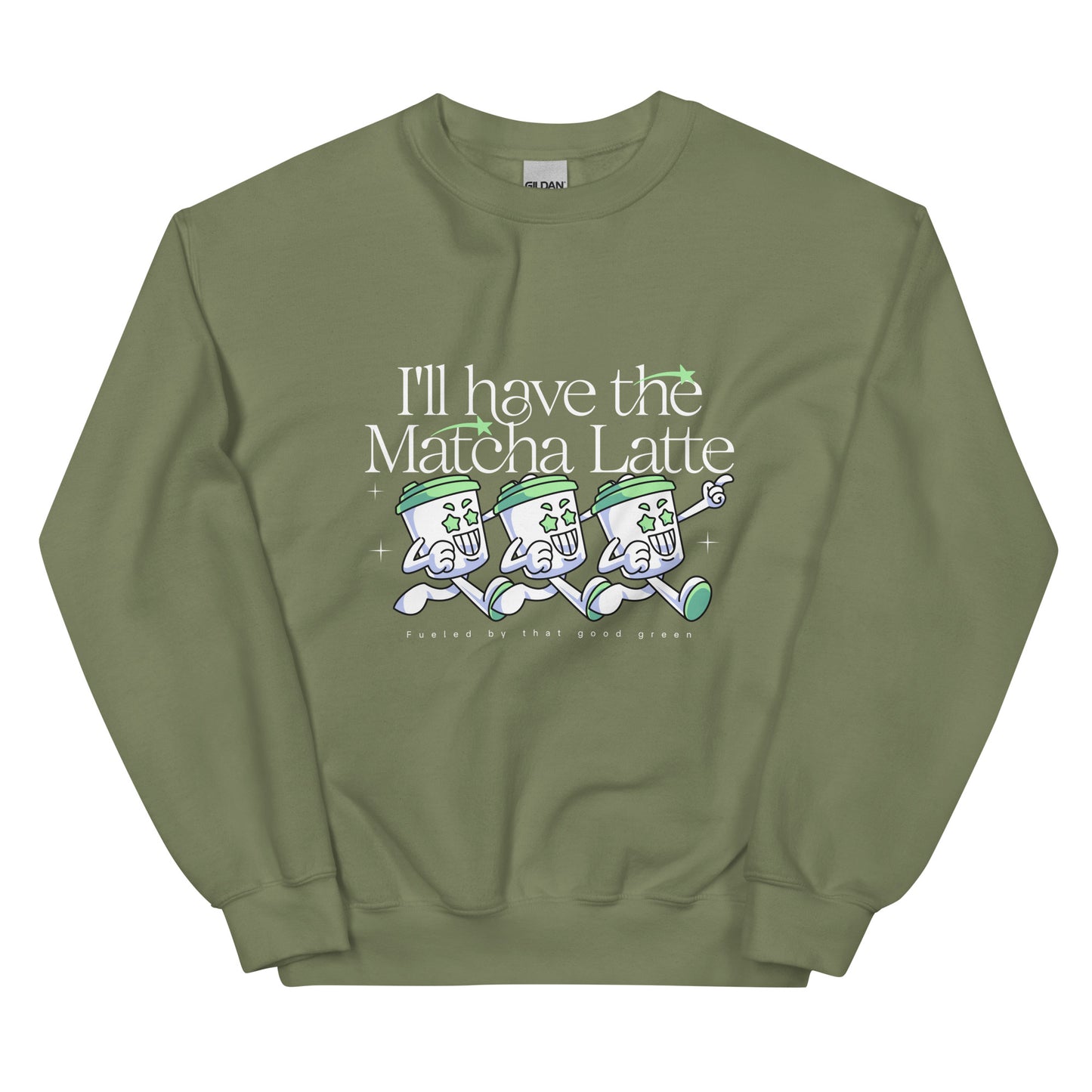 I'll have the Matcha Latte Sweatshirt: Customizable Color