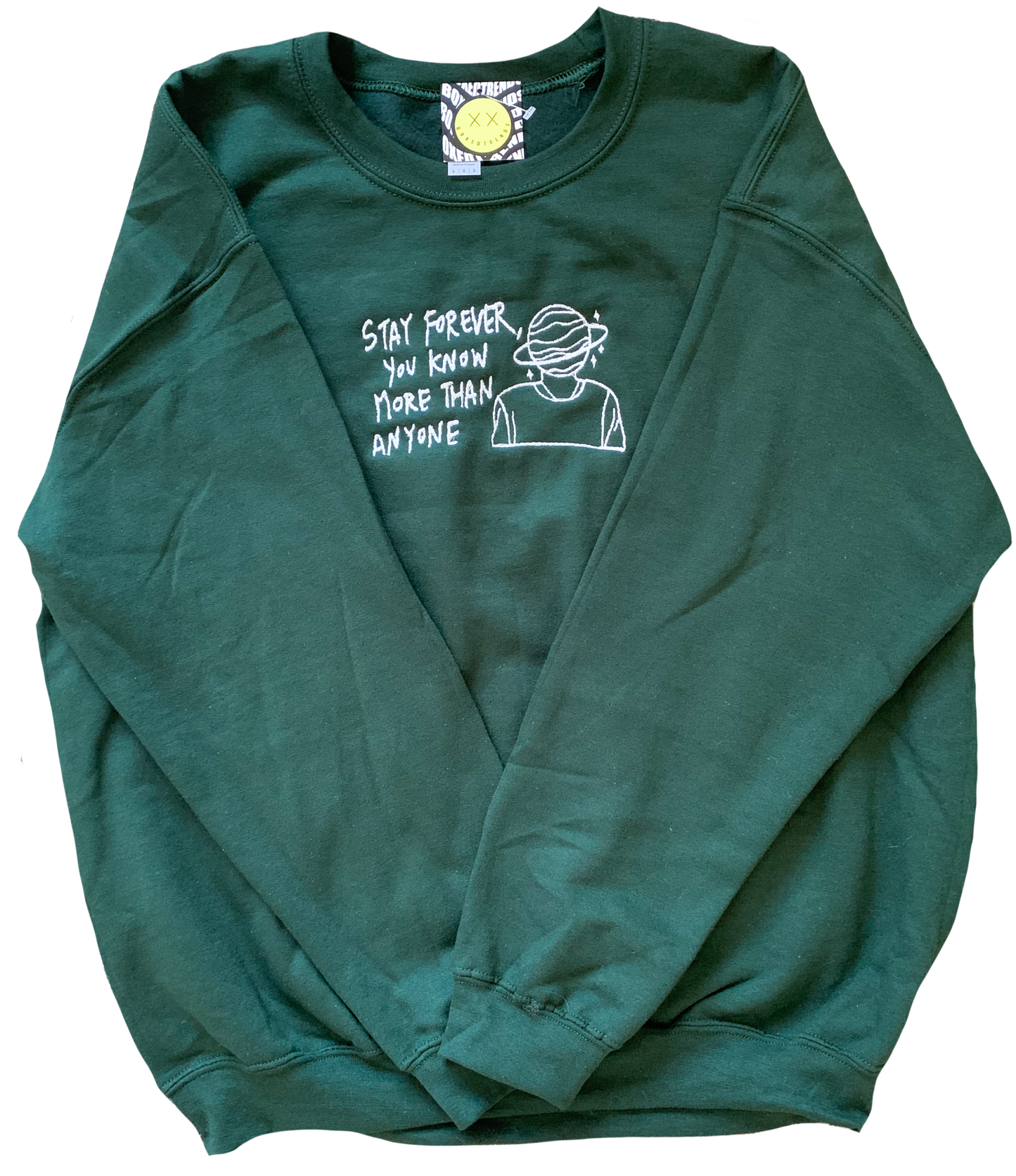 Stay Forever Pluto Projector (Rex Orange County) Embroidery