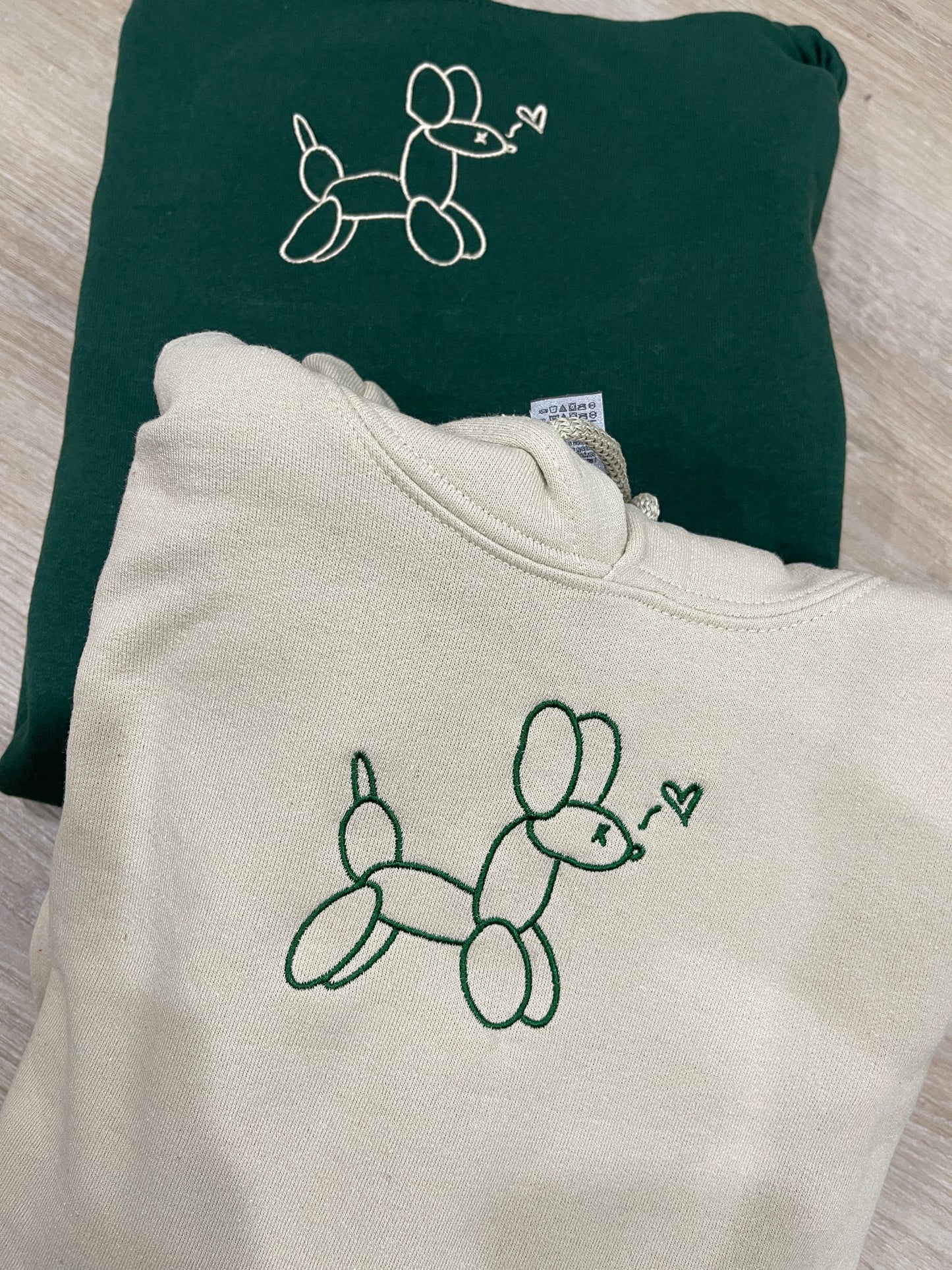 Balloon Dog Embroidered Matching Set