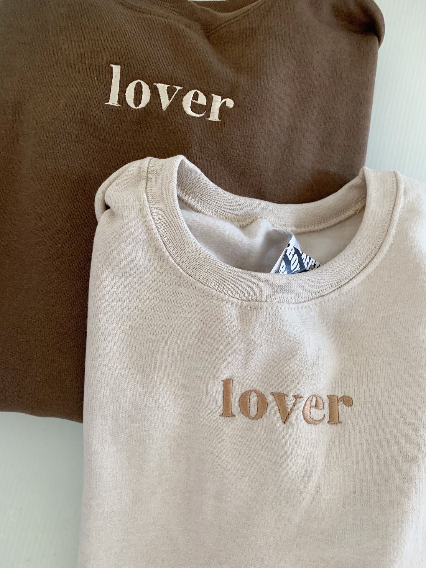 "lover" Embroidered Matching Set