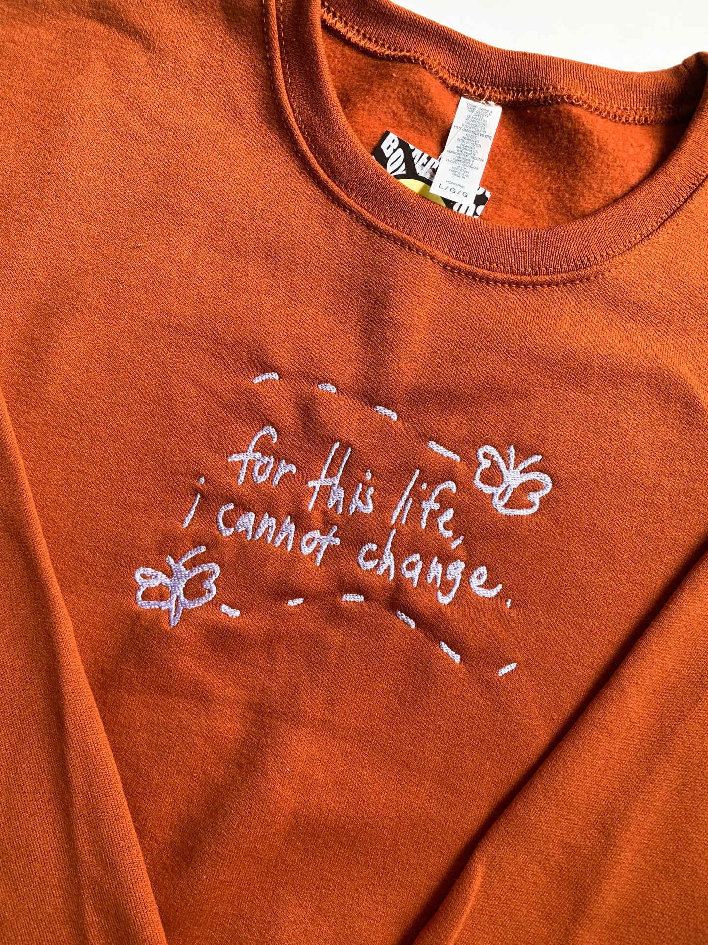 For this Life I Cannot Change (Travis Scott) Embroidery