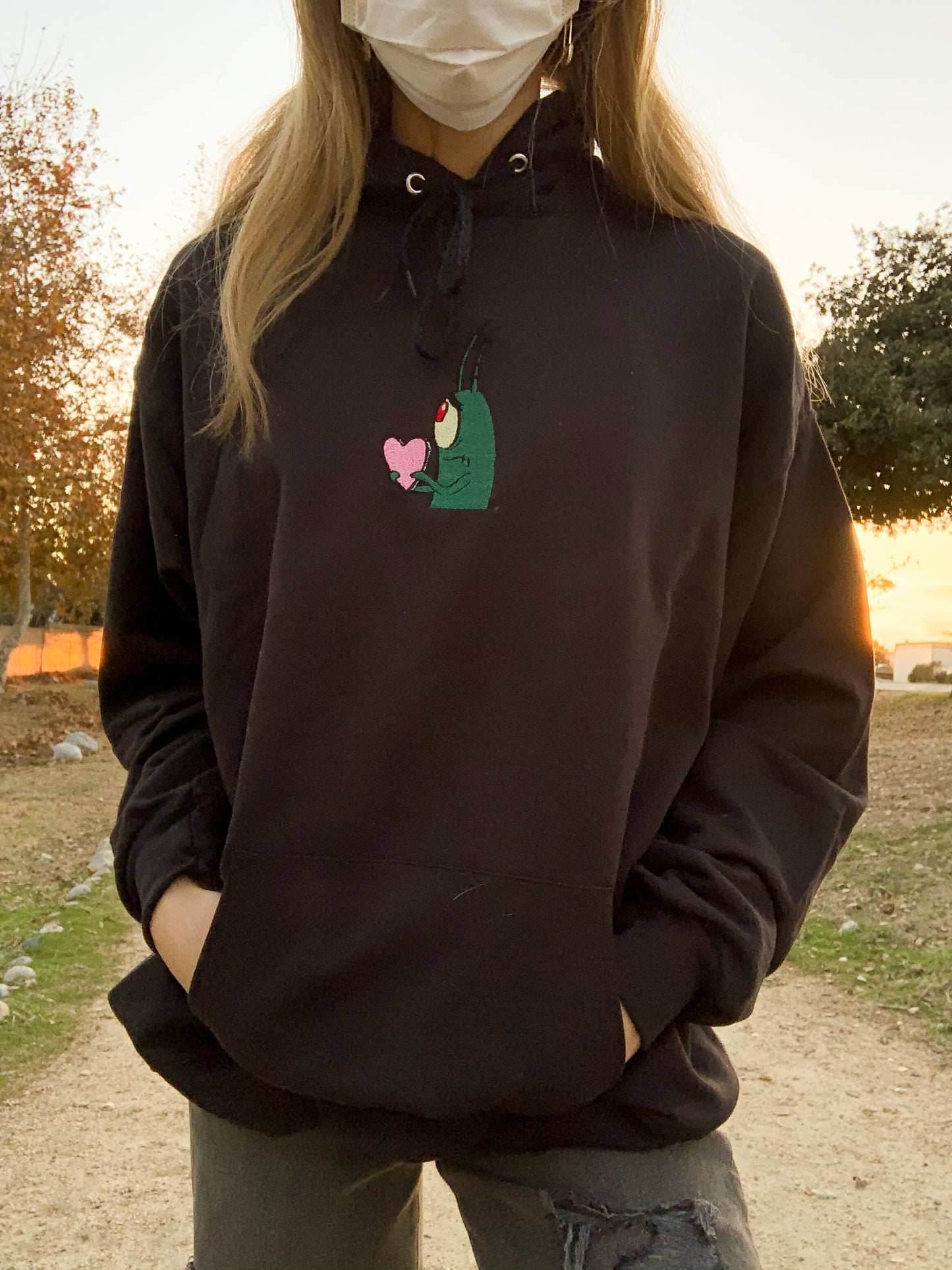 Plankton Heart Embroidery