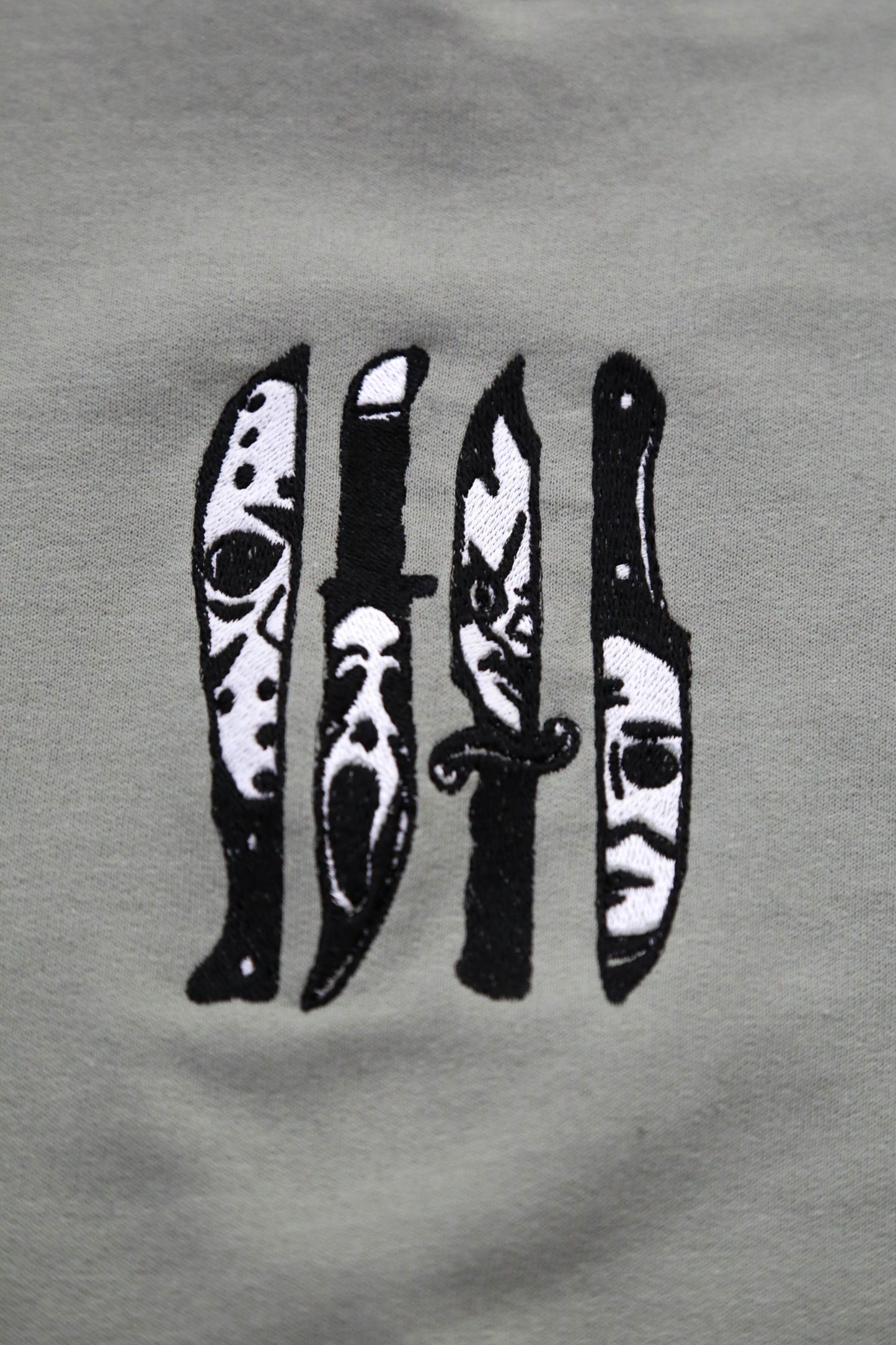Four Knife Horror Characters Embroidery