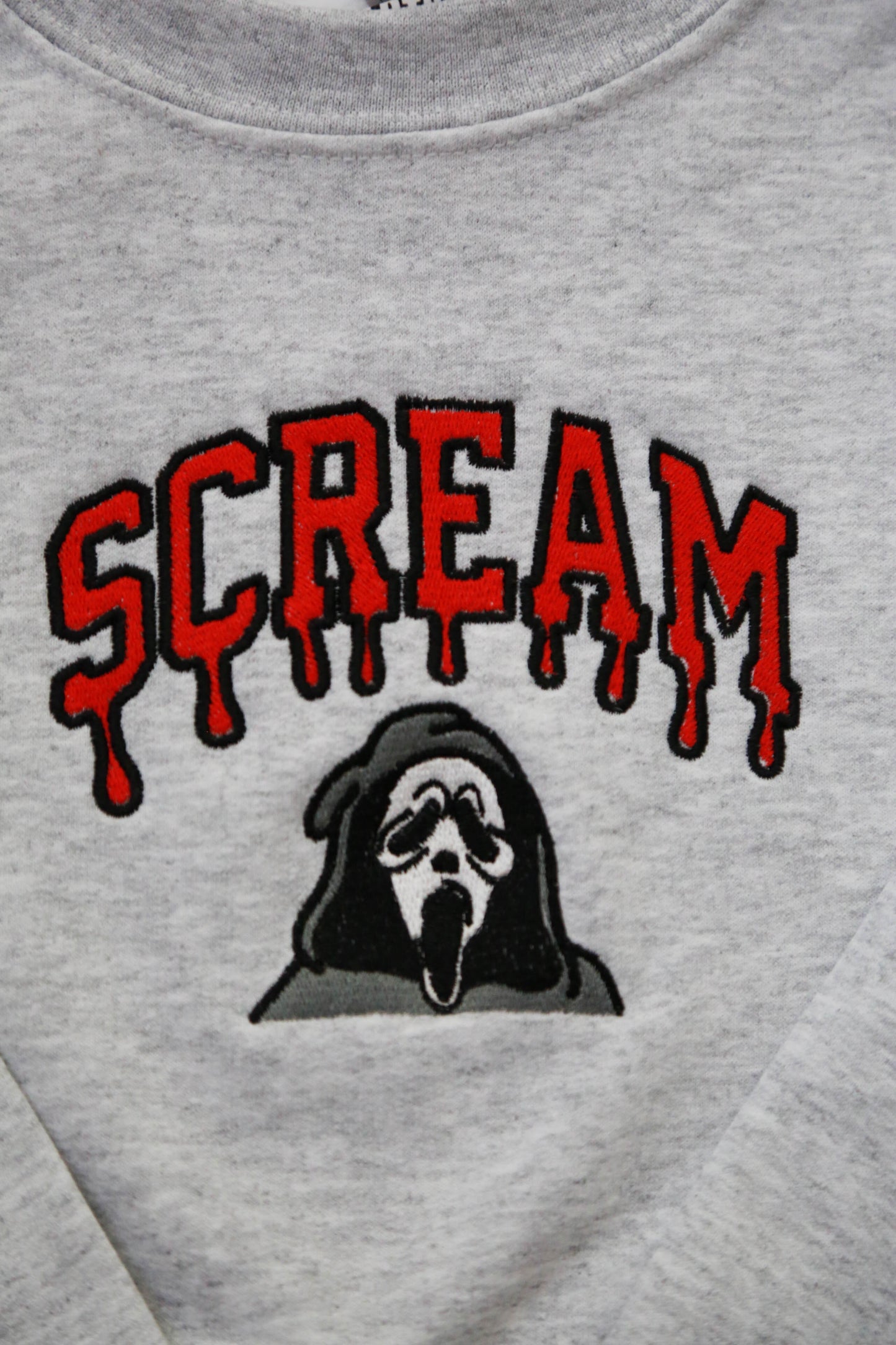 SCREAM Spellout Embroidery