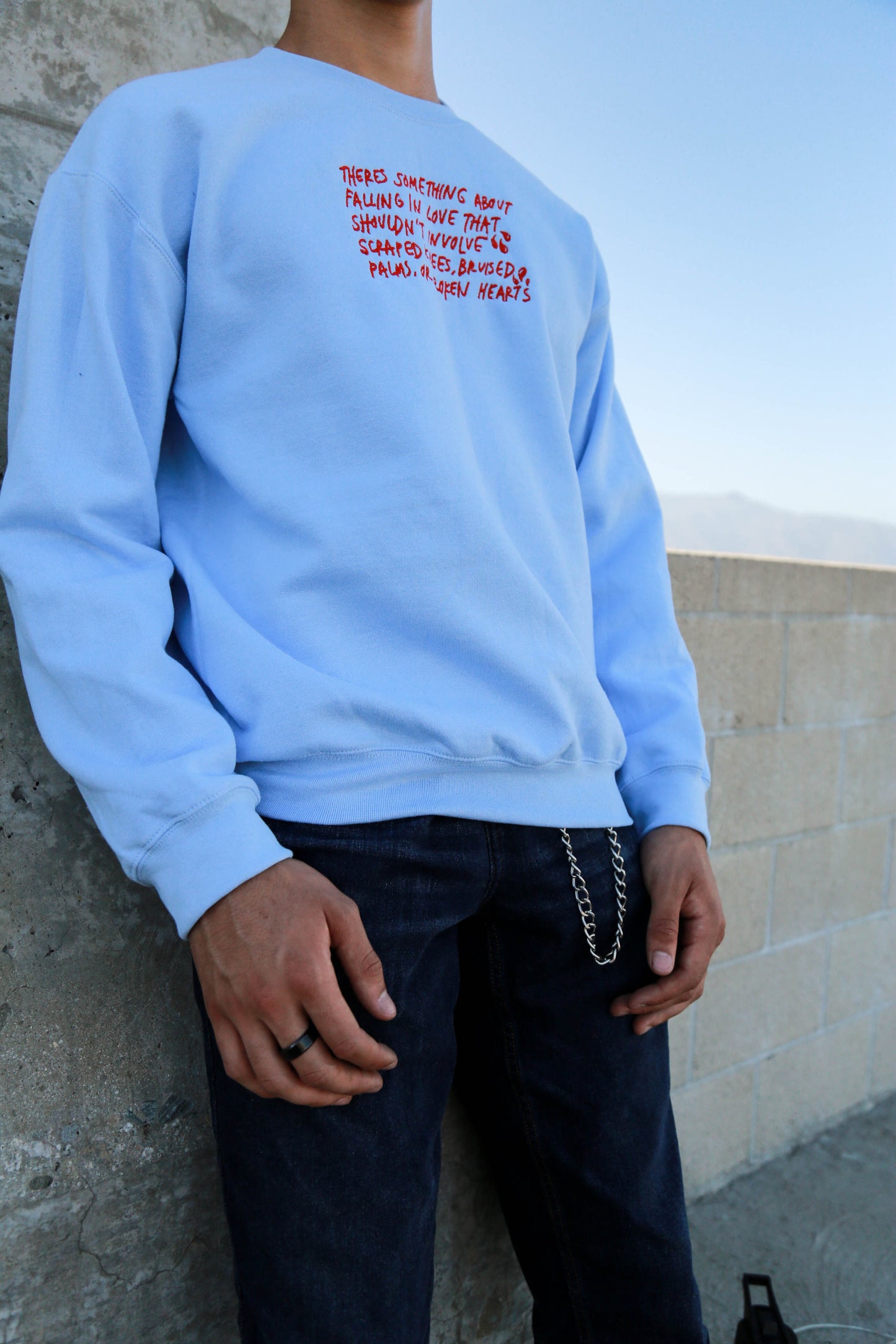 Falling in Love Embroidered Embroidery