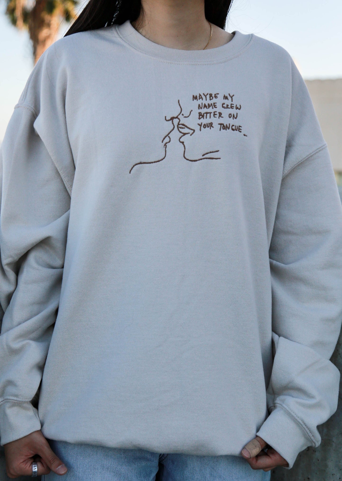 Maybe My Name Grew Bitter in Your Mouth Embroidery
