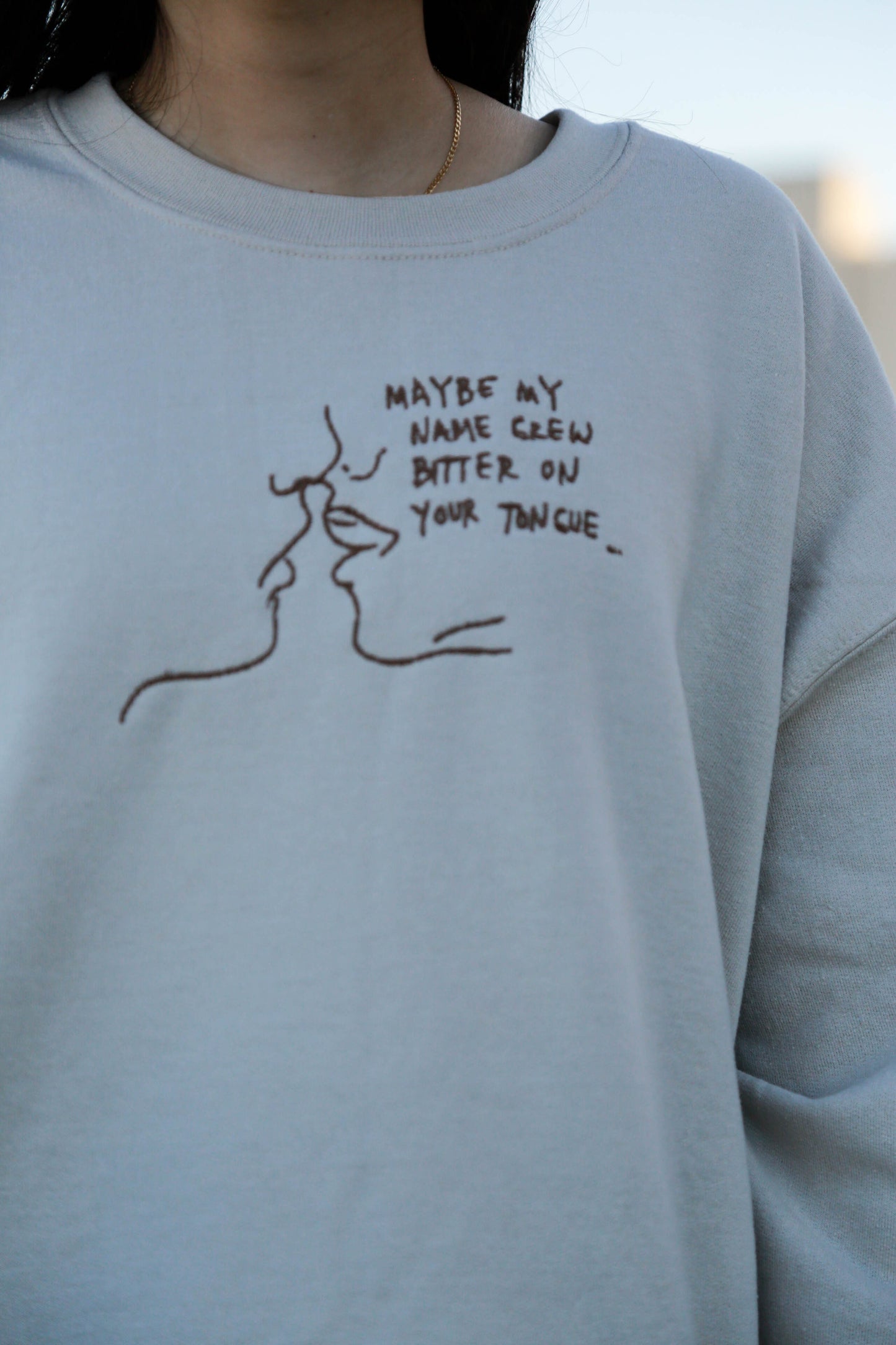Maybe My Name Grew Bitter in Your Mouth Embroidery