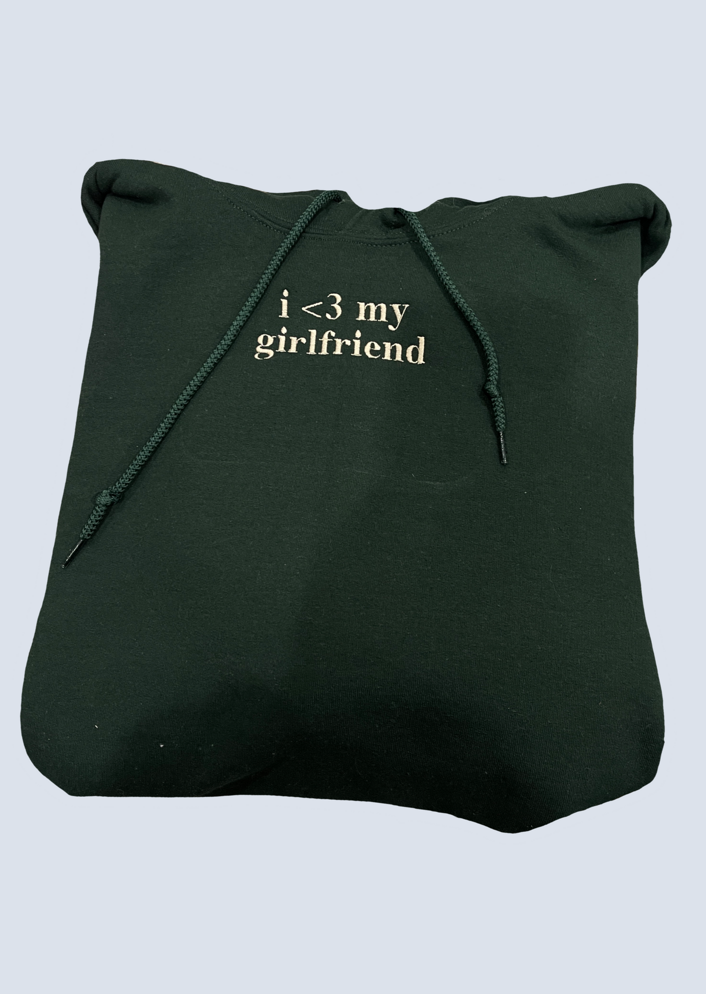 I Love My Girlfriend Embroidery