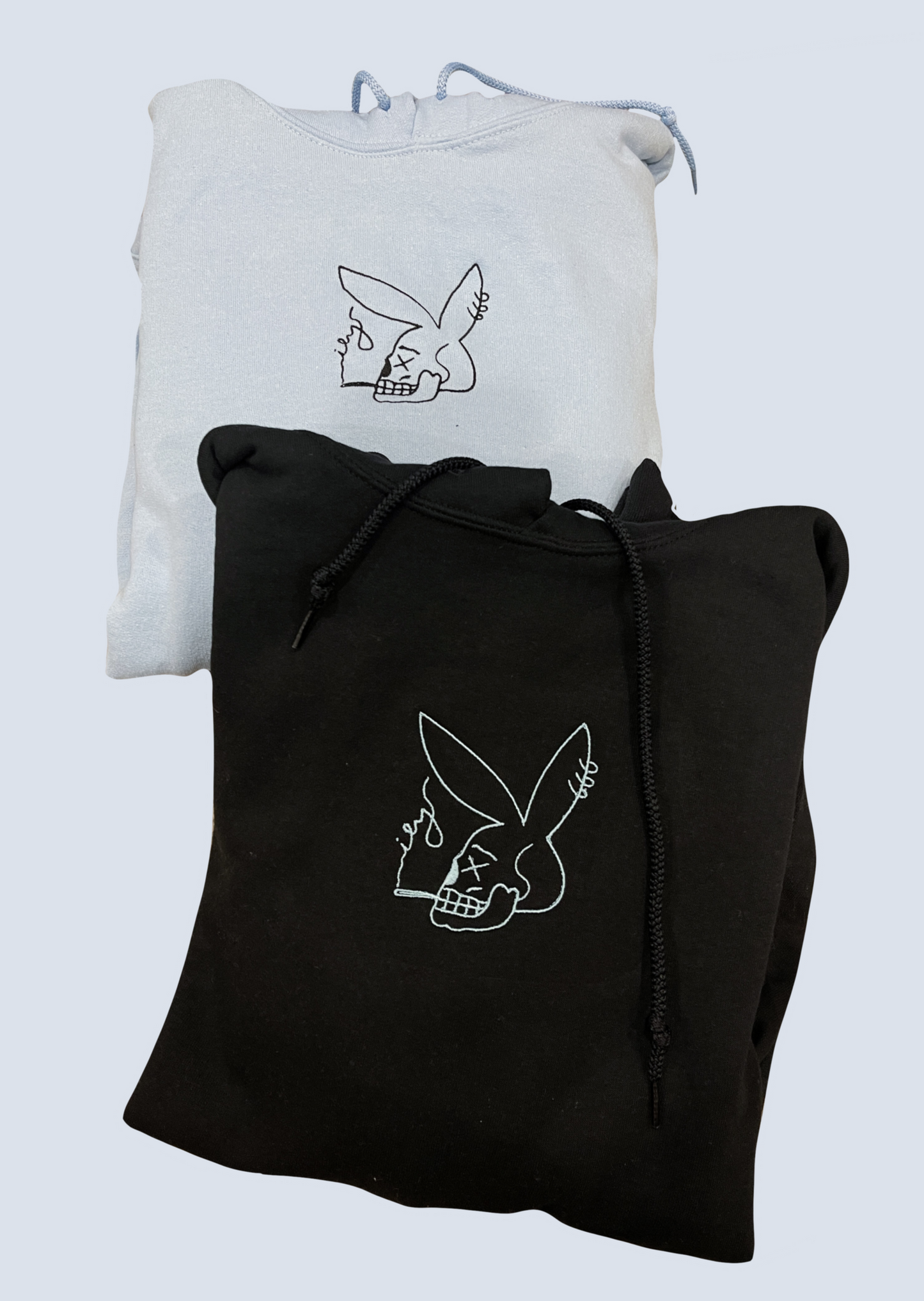 Skull Bunner ILY Smoker Embroidery