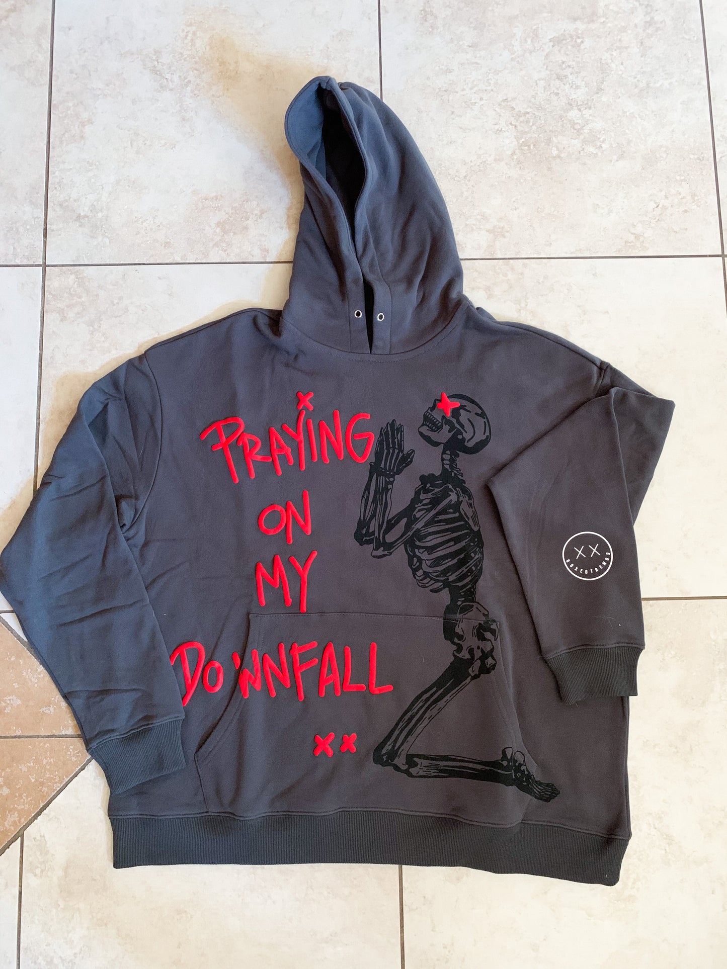 Afterlife Puff Print Hoodie, Heavy Weight