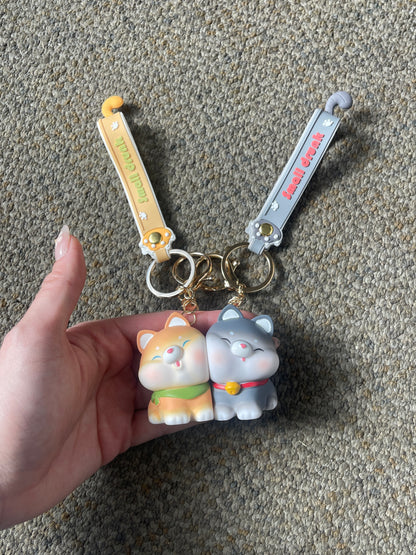 Magnetic Animal Matching Hugging Keychains