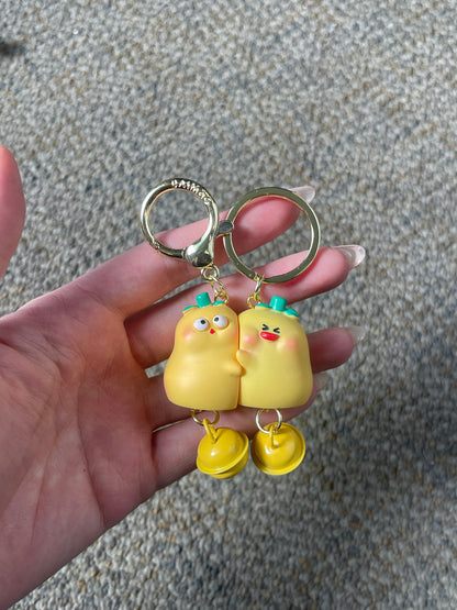Magnetic Animal Matching Hugging Keychains
