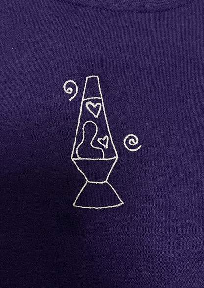 Heart Lava Lamp Embroidery