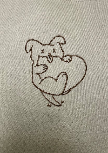 Puppy Heart Embroidery