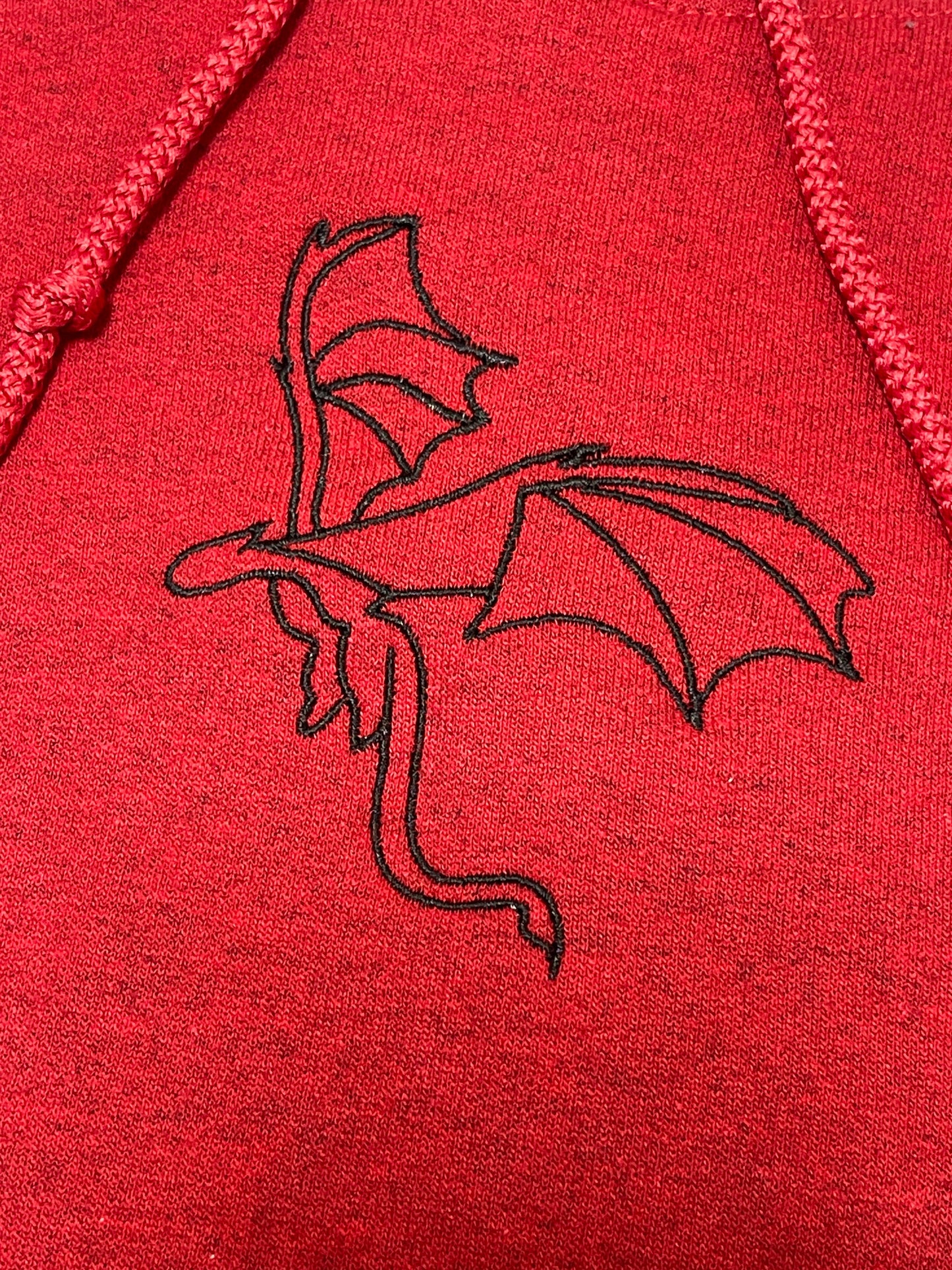 Left Facing Dragon Embroidery