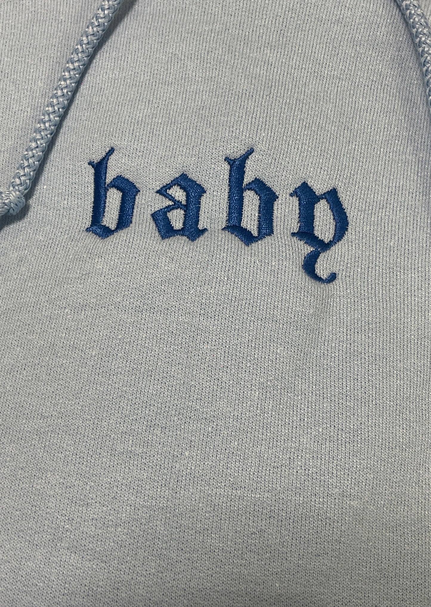 Baby Gothic Font Embroidery