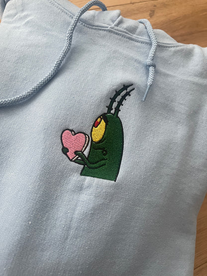 Plankton Heart Embroidery