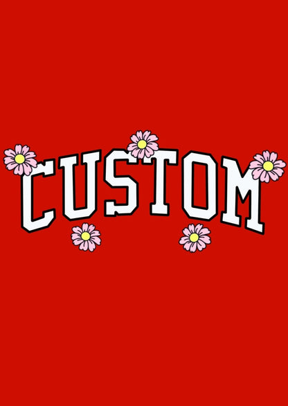 Custom Embroidered Spellout Hoodie/Sweatshirt