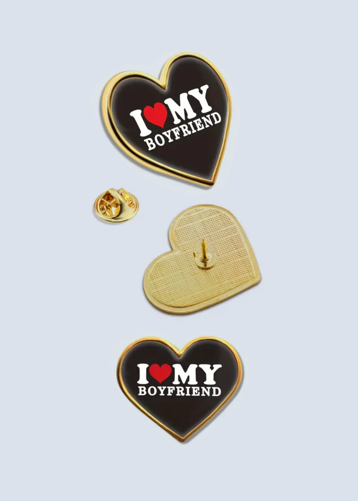 plnmylove様ご確認ページ I Love My Boyfriend Girlfriend Brooch Pin – BOXEDTRENDS