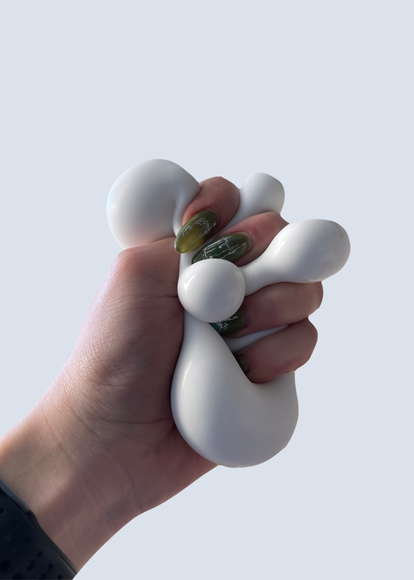 White Marshmallow Mochi Stress Ball Sensory Toy