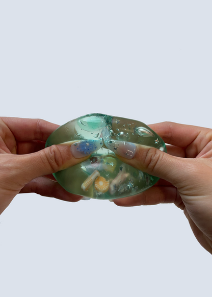Ocean Seashell Squishy Sugar Maltose Cube