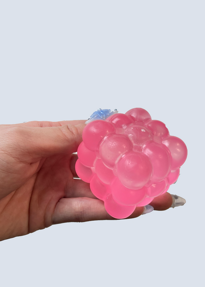 Strawberry Pink Circular Cube Squishy Sugar Maltose Slow RIse