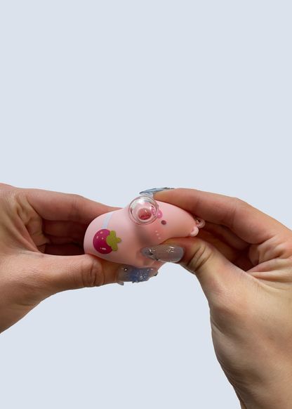 Squishy Pig Bubble Keychain Fidget Stress Toy