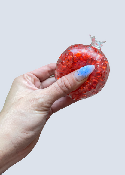 Slushy Bead Pomegranate Squishy Stress Ball