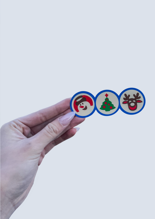 Nostalgic Christmas Cookies Waterproof Sticker