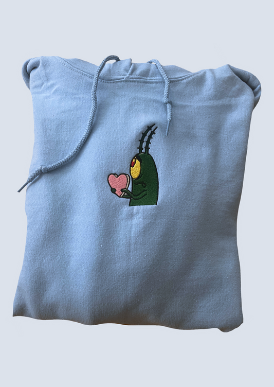 Plankton Heart Embroidery