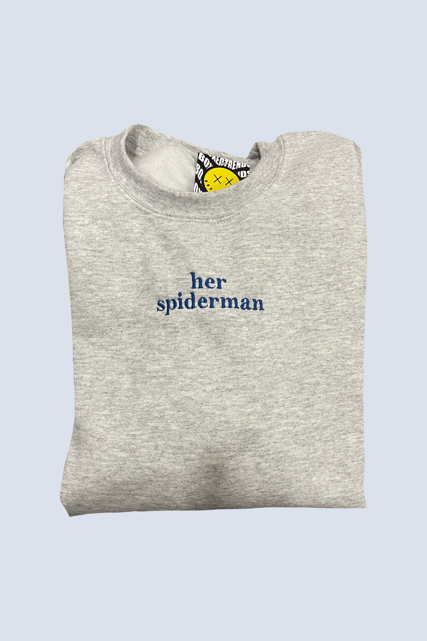 "her Spiderman" "his MJ" Embroidered Matching Set