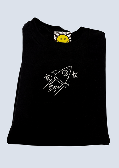 Rocketship Embroidery