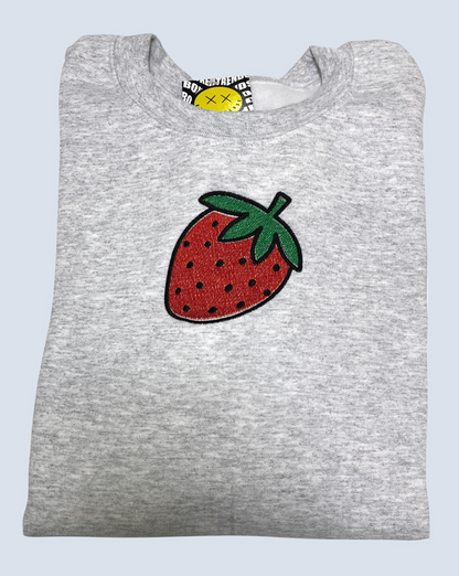 Strawberry and Blueberry Embroidered Matching Set