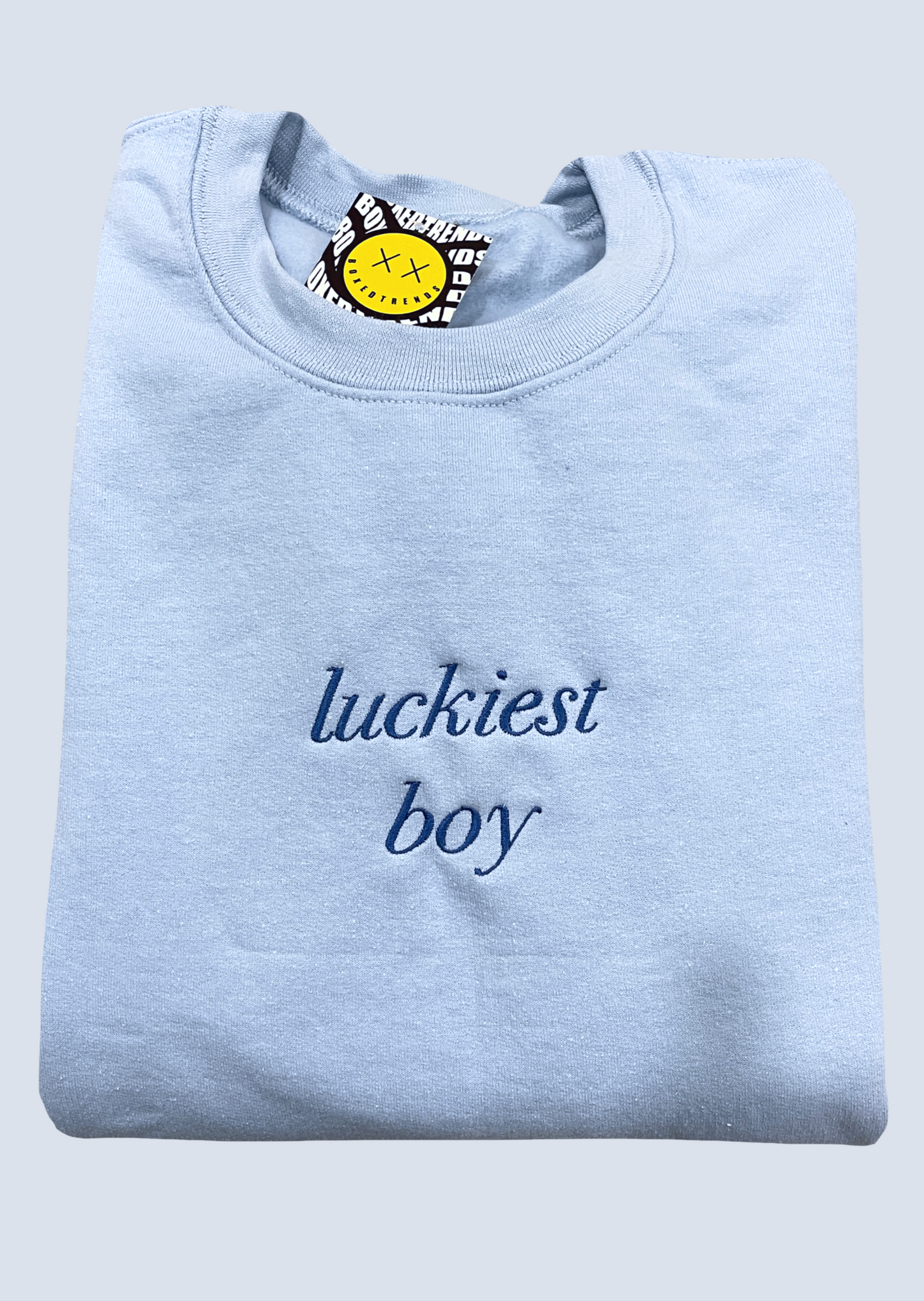 Luckiest Boy Embroidery