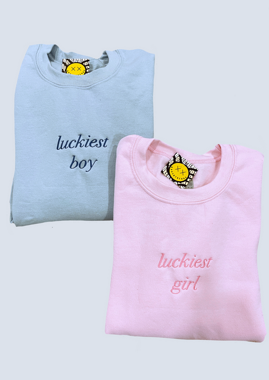 Luckiest Boy and Luckiest Girl Matching Set