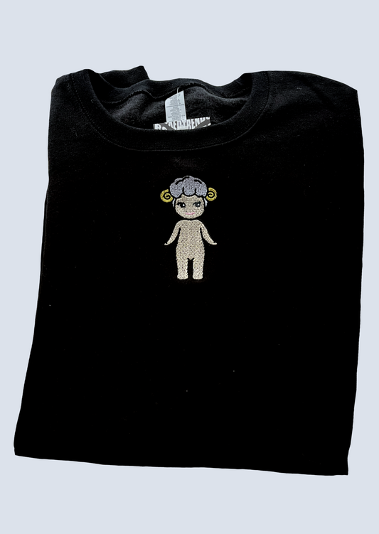 Sheep Angel Baby Embroidery