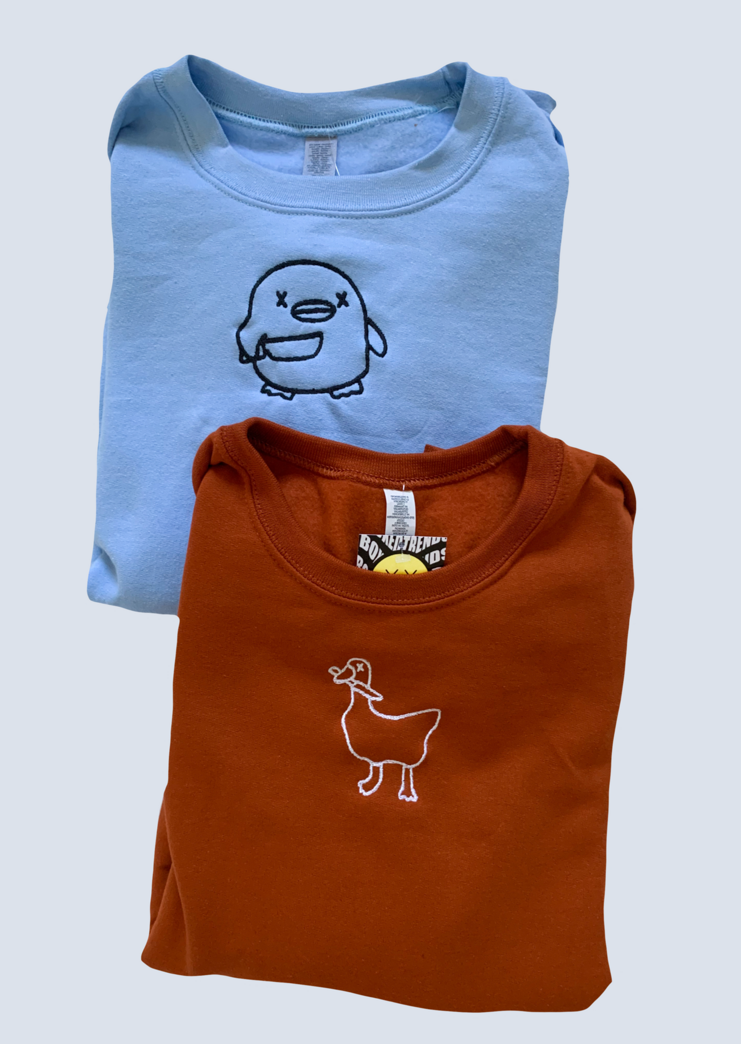 Knife Duck and Goose Embroidered Set