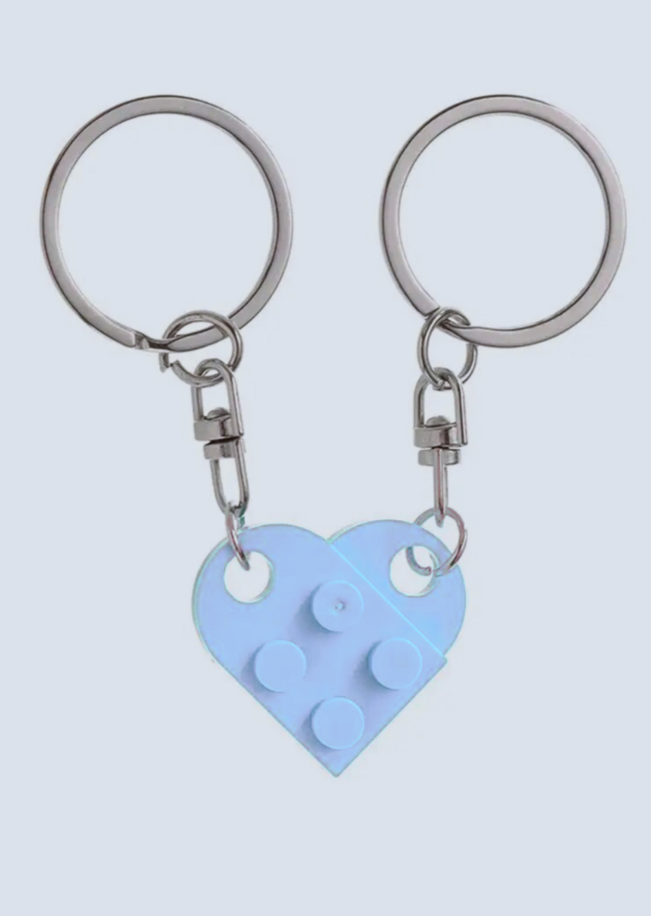 Matching Connecting Brick Keychains