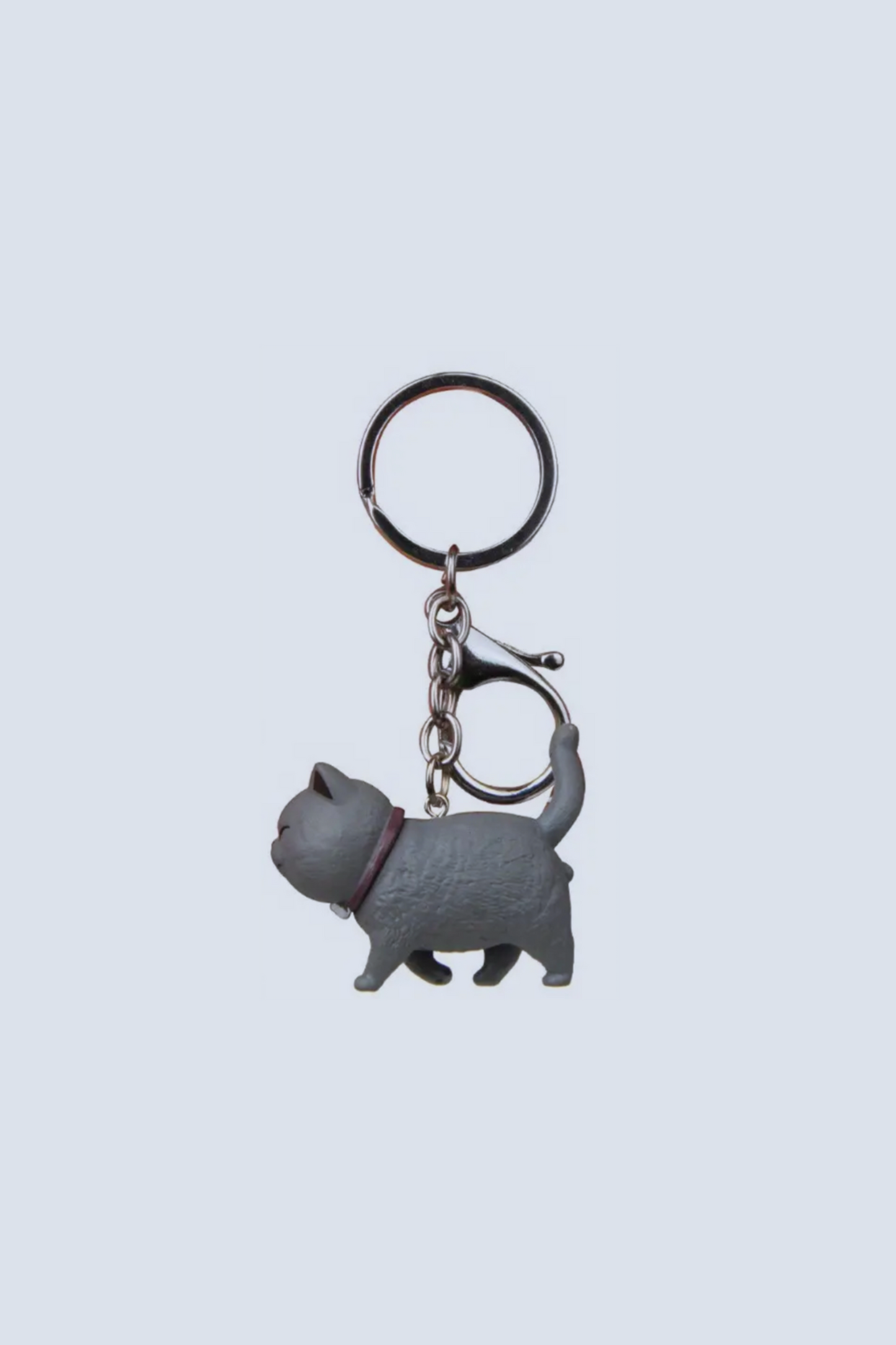 Fat Cat with Balls Keychains