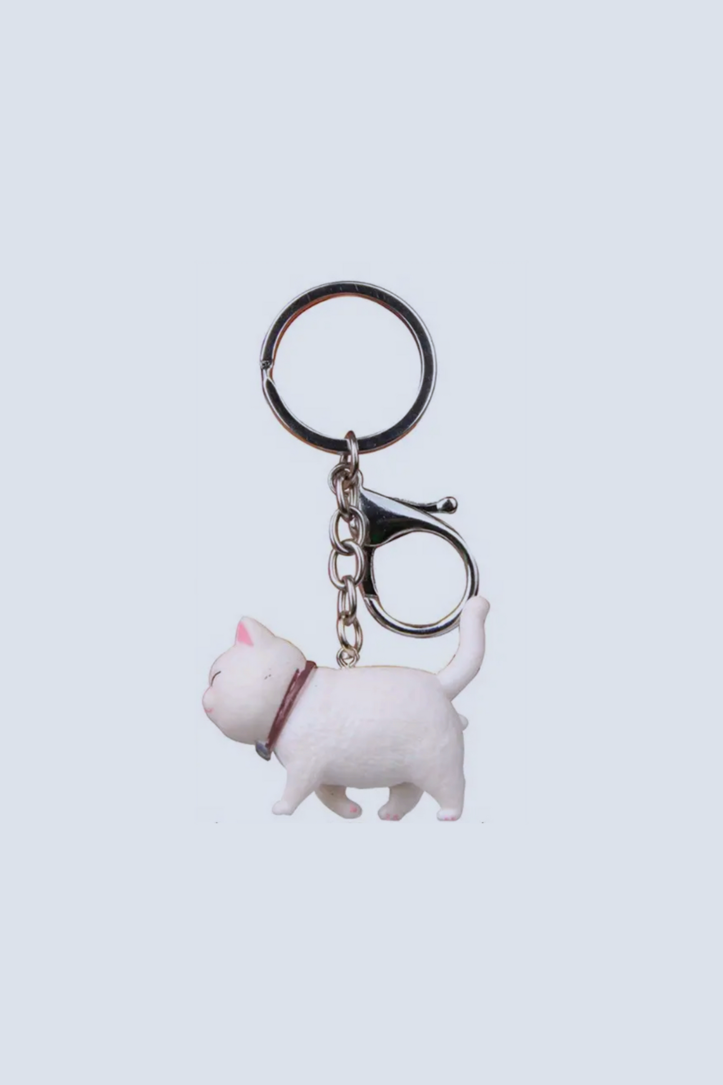 Fat Cat with Balls Keychains
