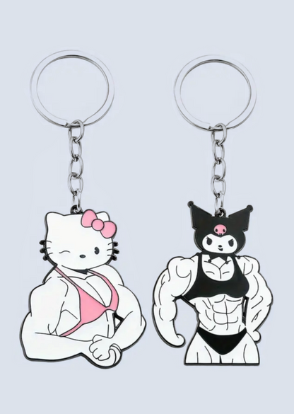 Muscle Mommy Keychains