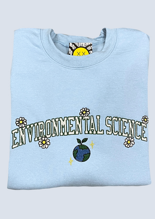 Environmental Science Spellout Embroidery