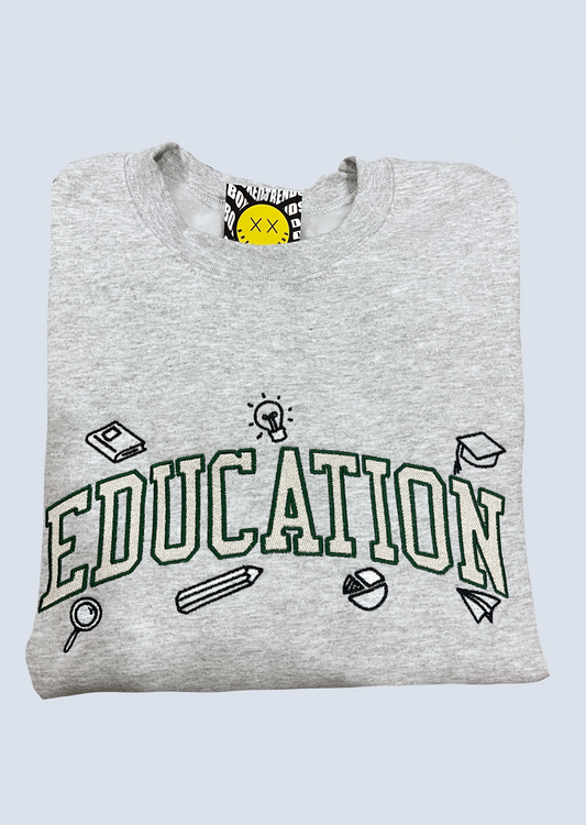 Education Spellout Embroidery