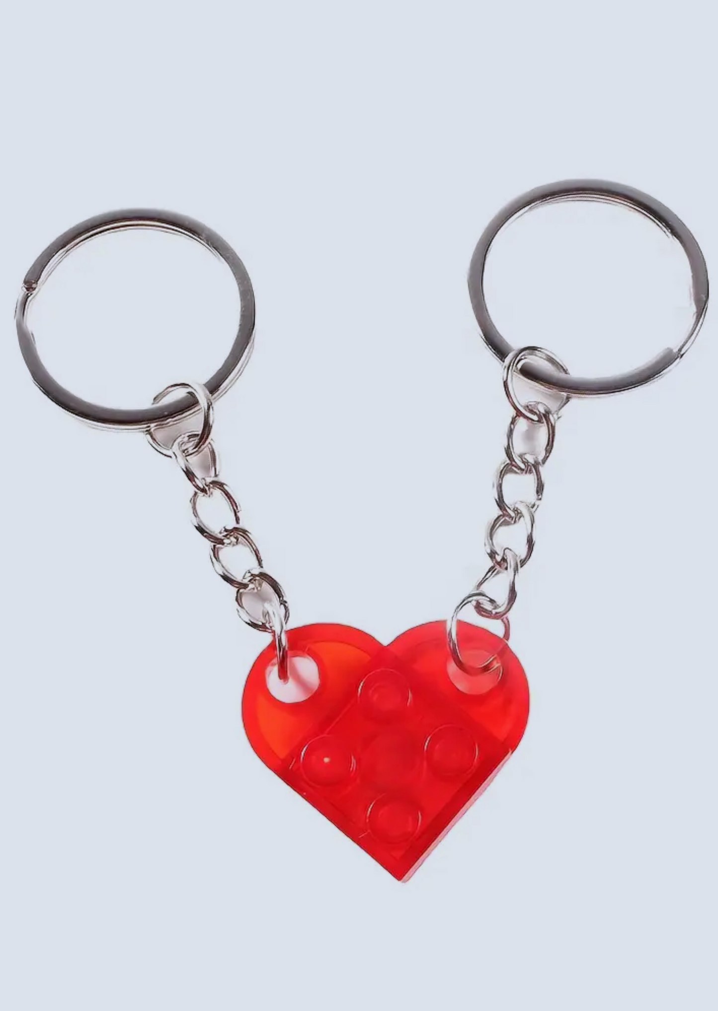 Matching Connecting Brick Keychains