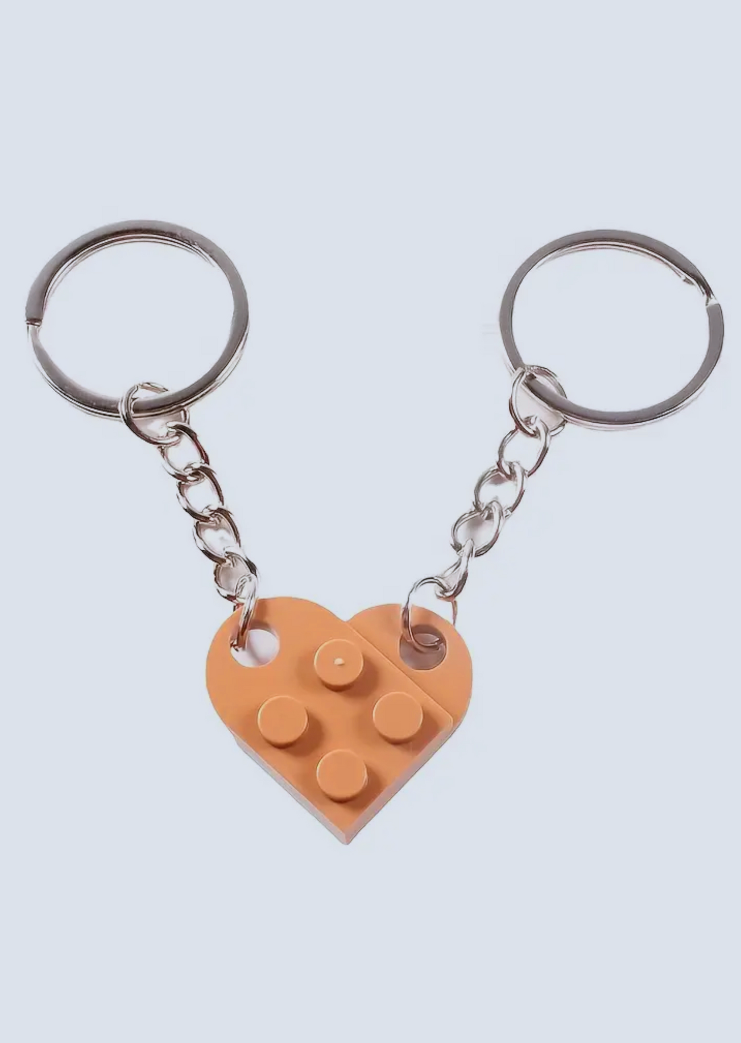 Matching Connecting Brick Keychains